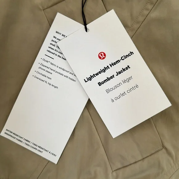 Lightweight Hem-Cinch Bomber Jacket - Picture 7 of 9